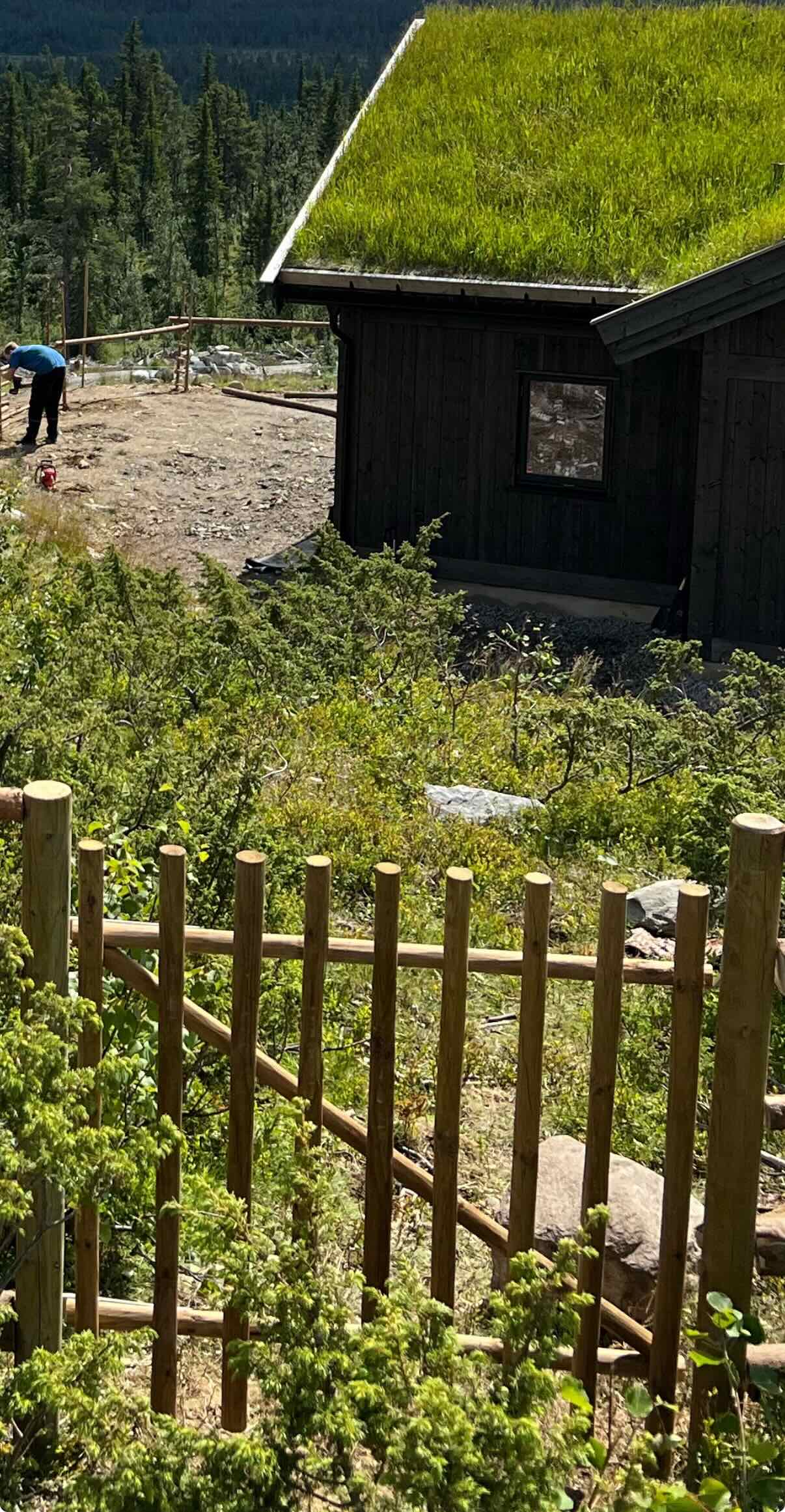 G&aring;port og nettinggjerde
