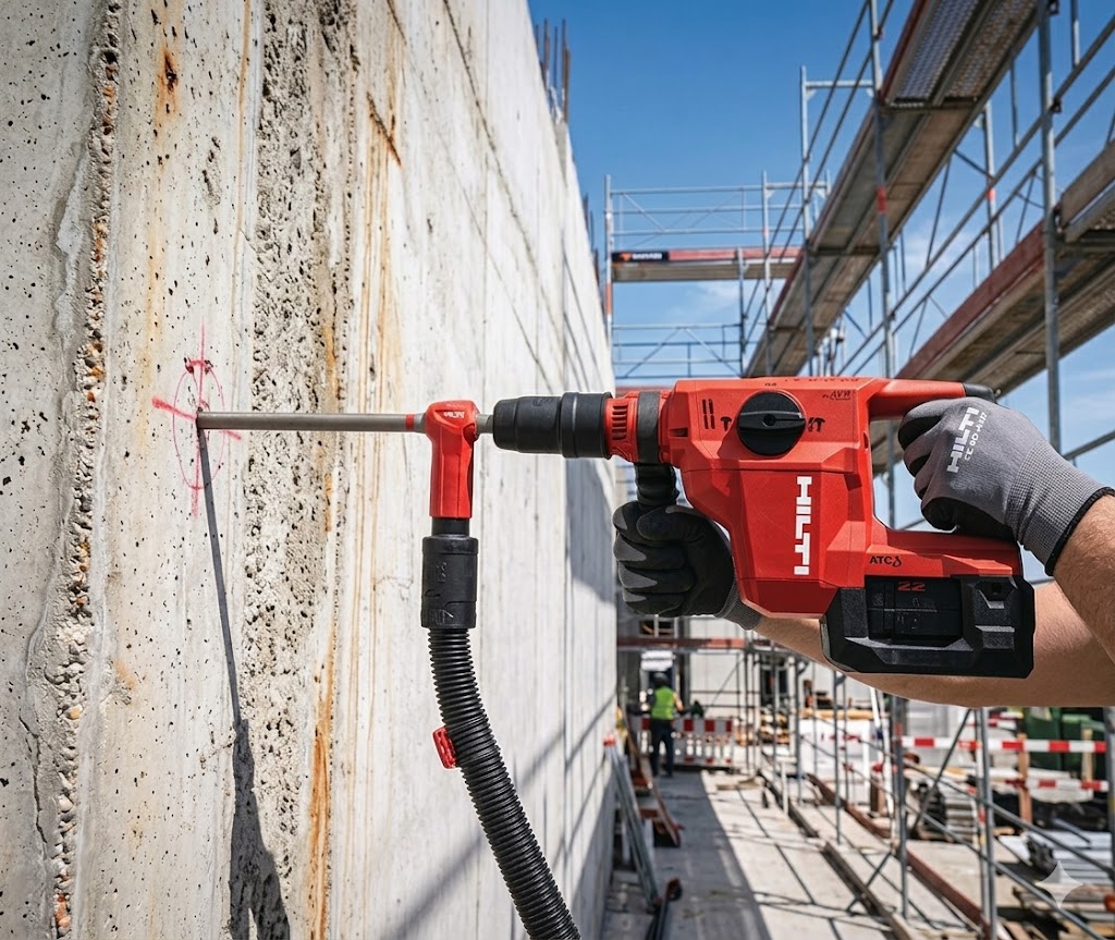 Hilti kombihammer og verktøy